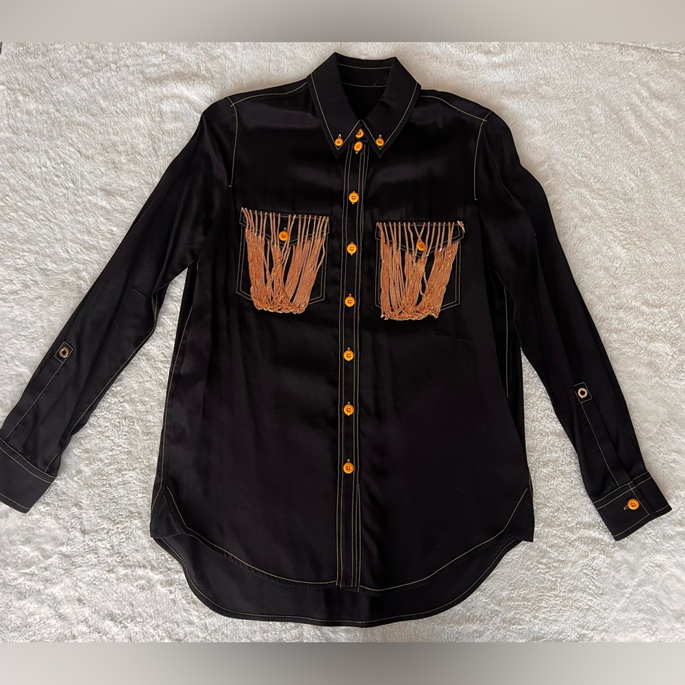 Burberry shirt with chains